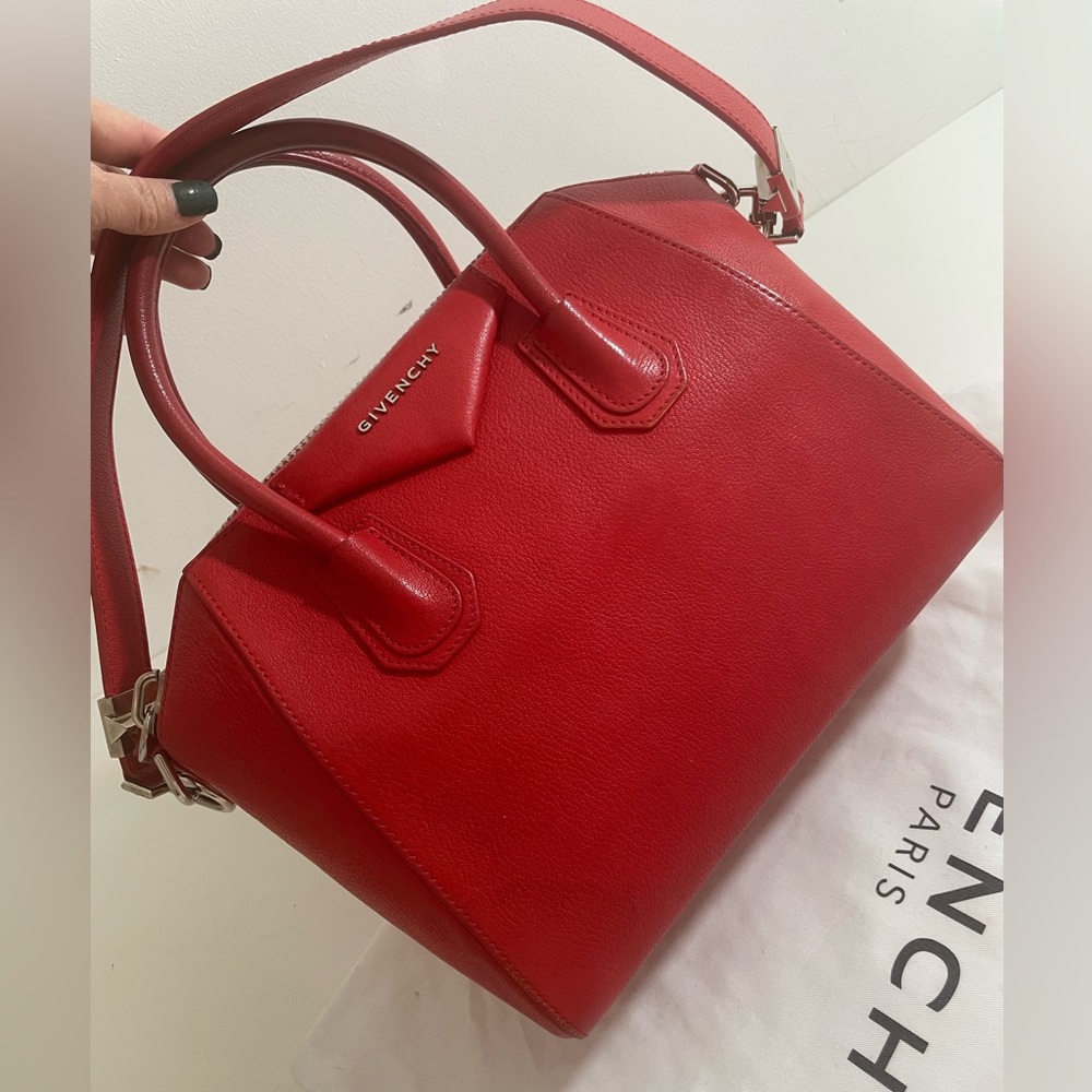 Givenchy Red Leather Handbag